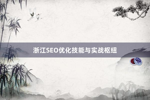 浙江SEO优化技能与实战枢纽